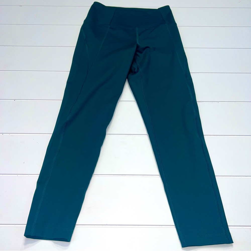 Girlfriend Collective Compressive High-Rise Leggings Green Sustainable Fashion S - Picture 1 of 4